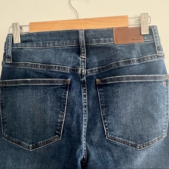 MADEWELL 10" High-Rise Skinny Jeans in Dewitt Wash - Picture 9 of 10